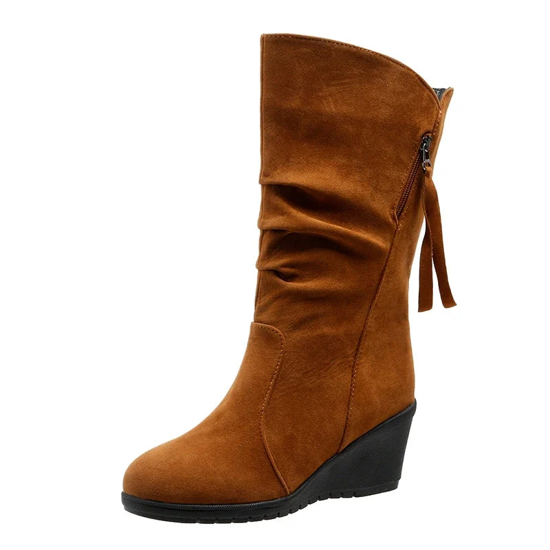 Vintage Suede Ankle Boots