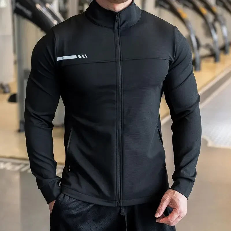 Men's Zipped Sport Jacket | Gym, Running & Outdoor Training
