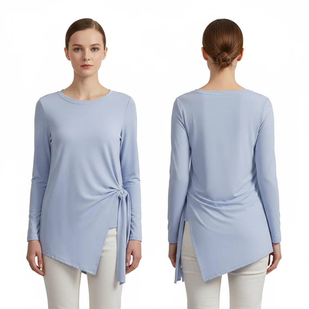 Women's Long Sleeve Yoga Wrap Top Ballet & Pilates