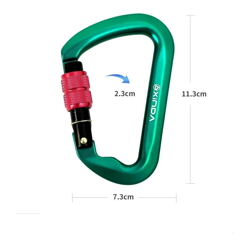 High-Strength Aluminum Carabiner: for Outdoor Enthusiasts