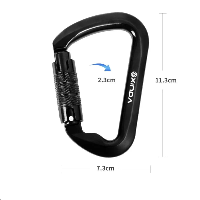 High-Strength Aluminum Carabiner: for Outdoor Enthusiasts
