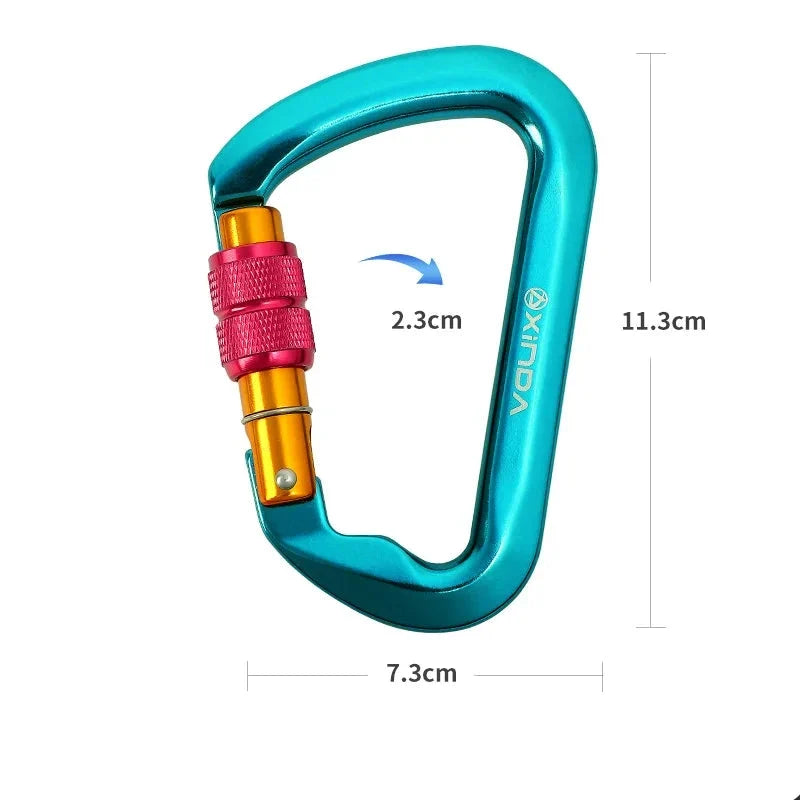 High-Strength Aluminum Carabiner: for Outdoor Enthusiasts