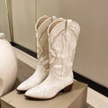Embroidered Western Boots