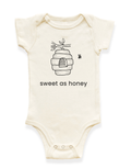 Sweet as Honey Organic Baby Bodysuit