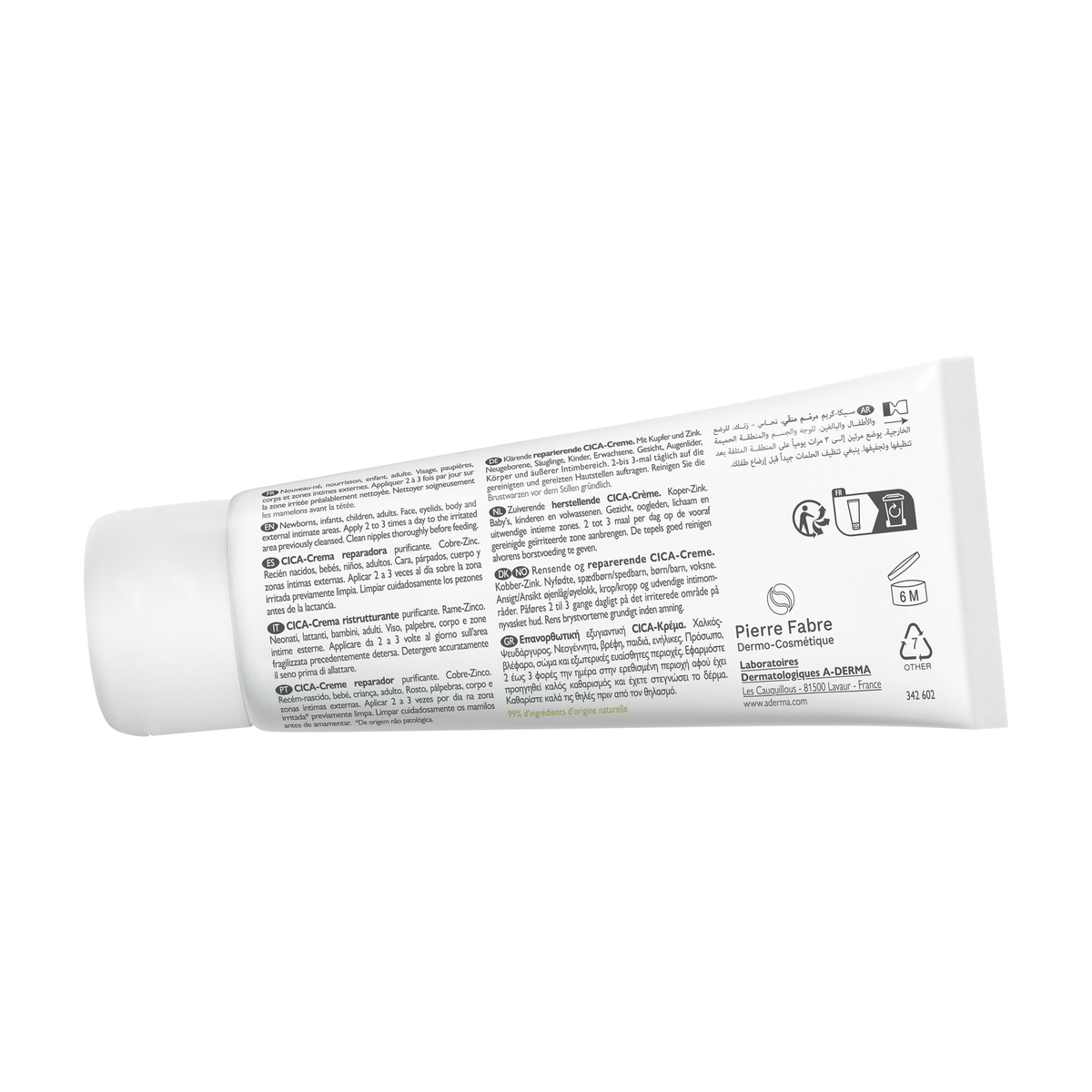 A-Derma Dermalibour+ CICA Purifying Repair Cream