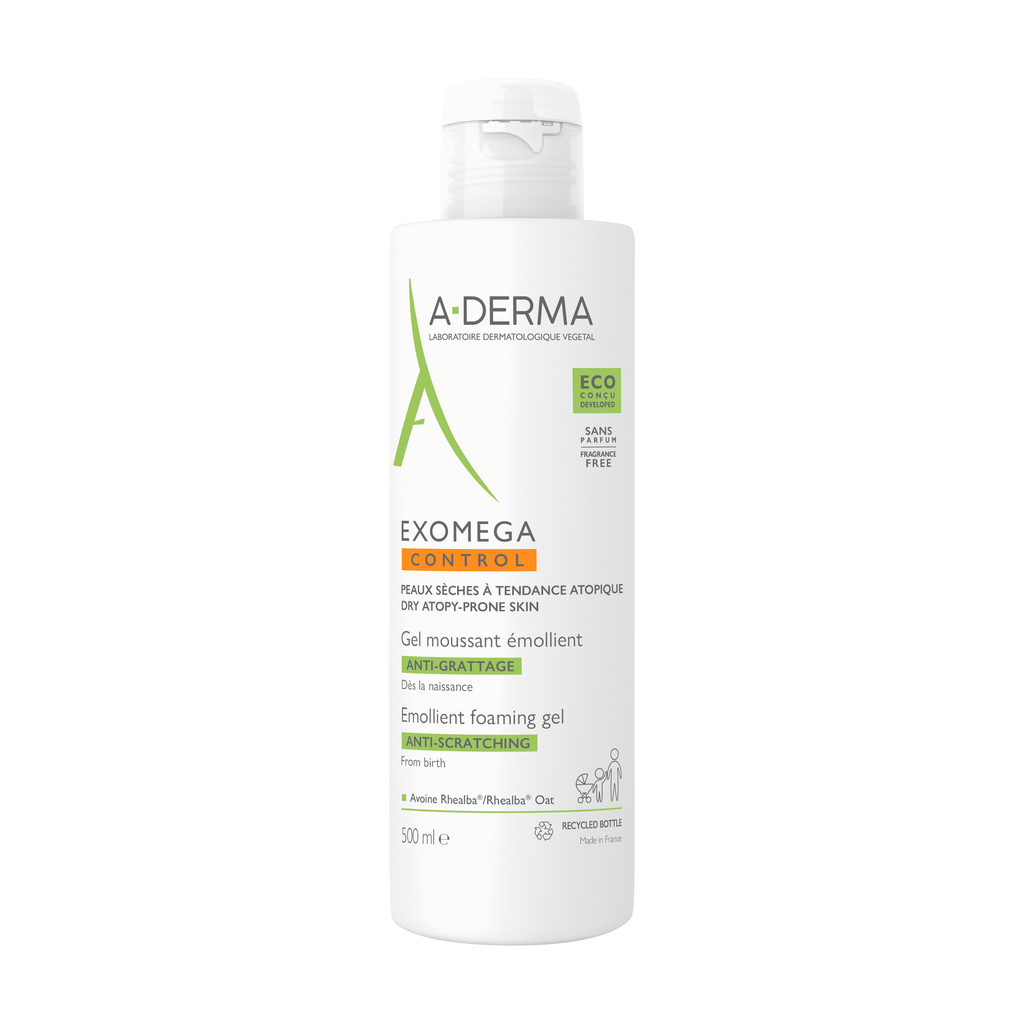 A-Derma Exomega Control Emollient Foaming Gel