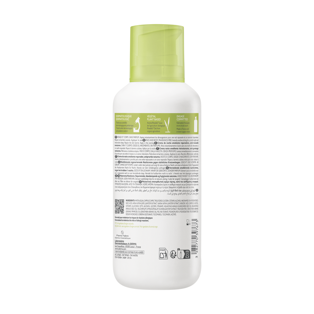 A-Derma Exomega Control Emollient Night Cream