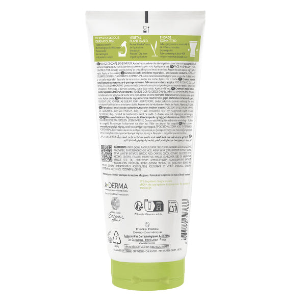 A-Derma Exomega Control Emollient Night Cream