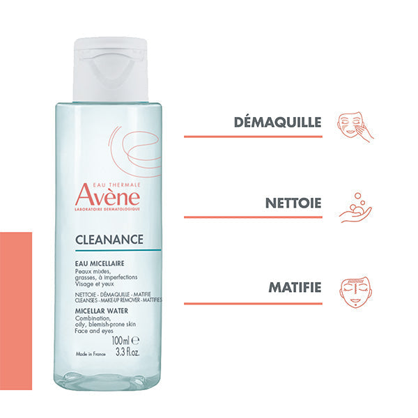 Avène Cleanance Micellar Water for Oily and Blemish-Prone Skin