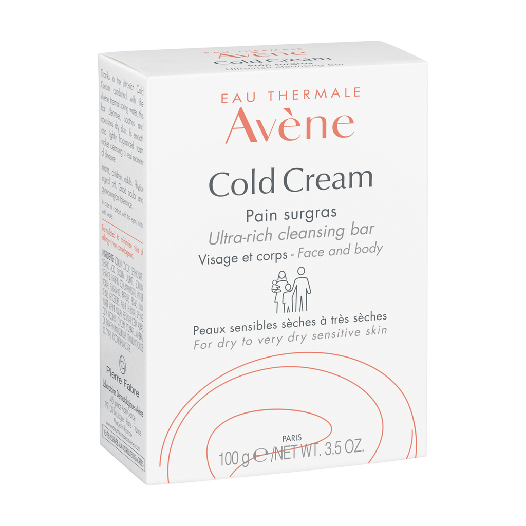 Avène Cold Cream Surgras Cleansing Bar