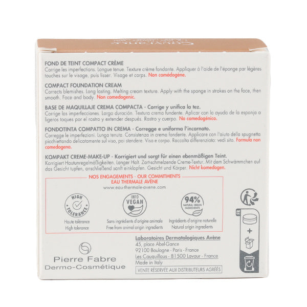 Avène Couvrance Compact Cream Foundation SPF 30
