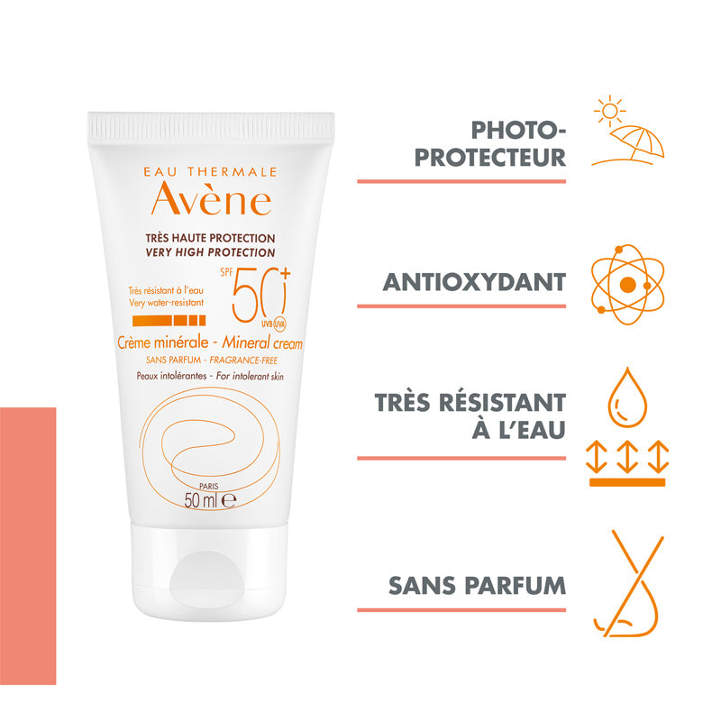 Avène Solaire Mineral Day Cream SPF 50+