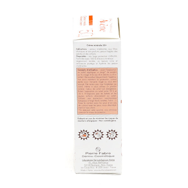 Avène Solaire Mineral Day Cream SPF 50+