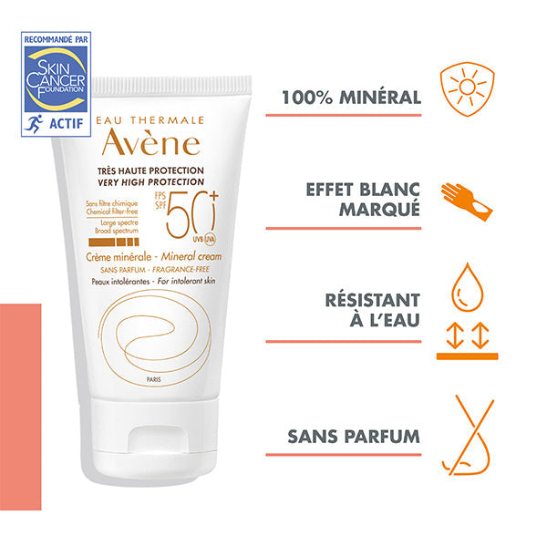 Avène Solaire Mineral Day Cream SPF 50+
