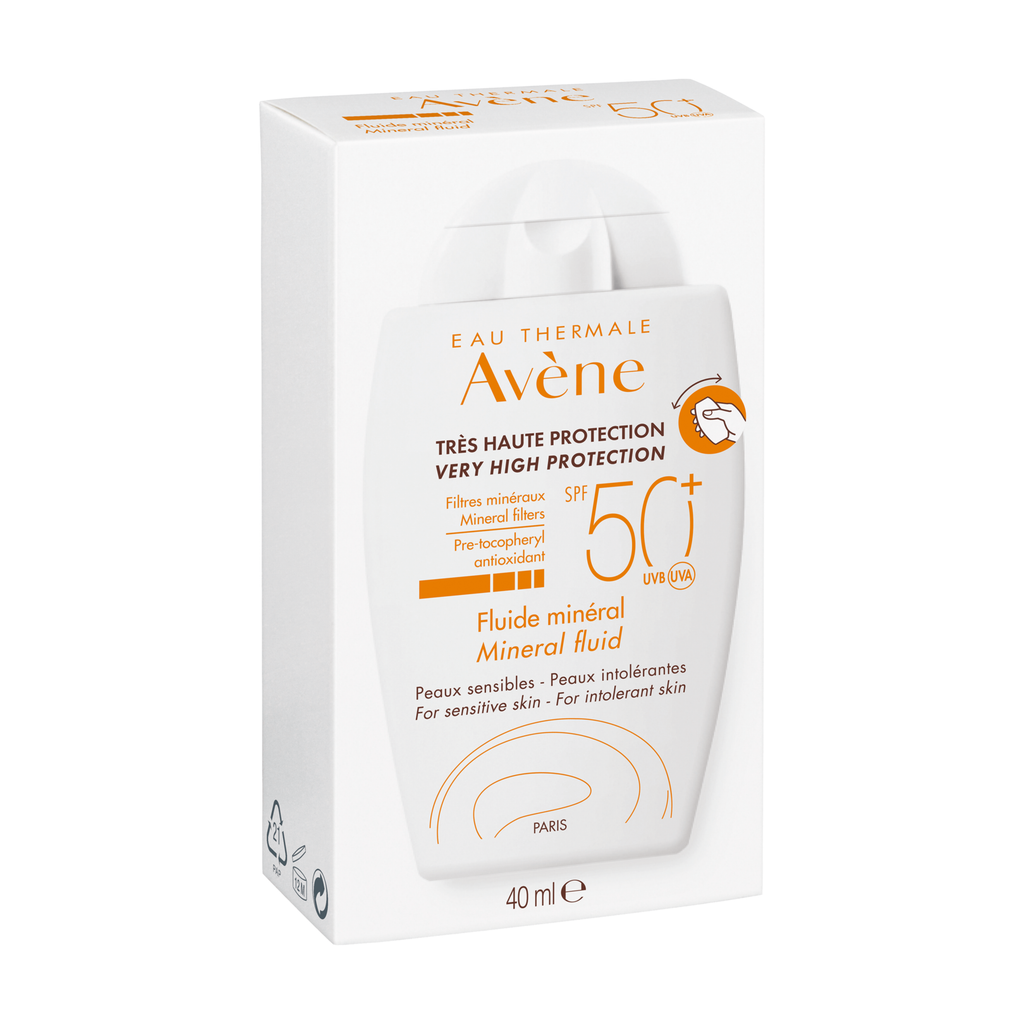 Avène Solaire Mineral Fluid SPF 50+ for Sensitive Skin