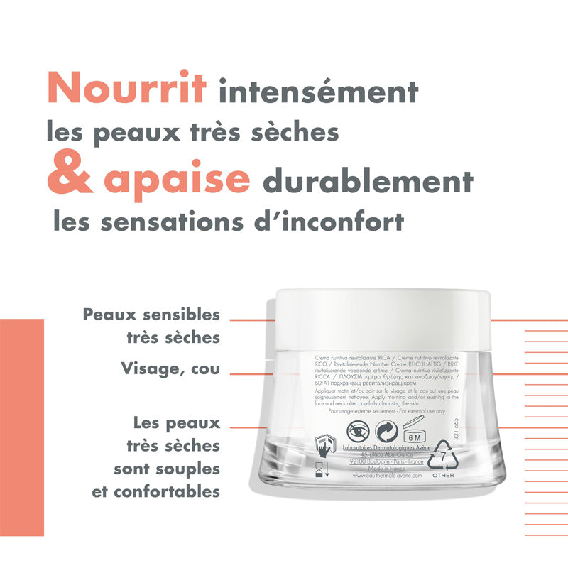Avène Les Essentiels Rich Revitalizing Nourishing Cream