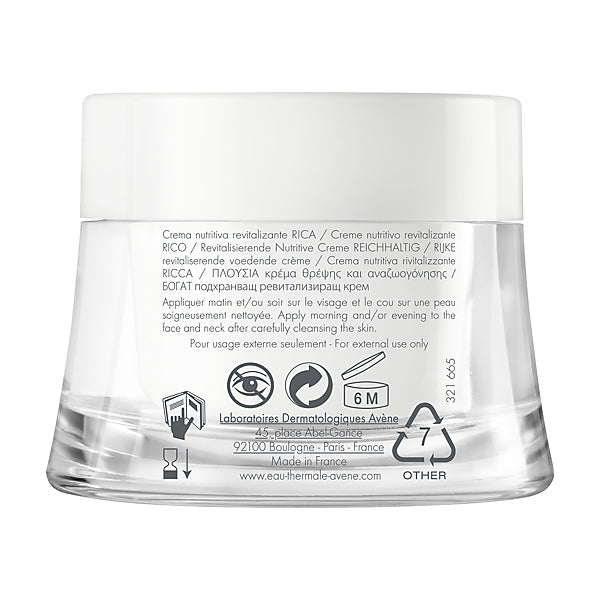 Avène Les Essentiels Rich Revitalizing Nourishing Cream