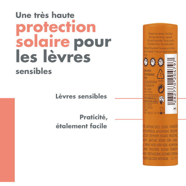 AVENE SOLAIRE Lip Stick SPF50+ - 3g