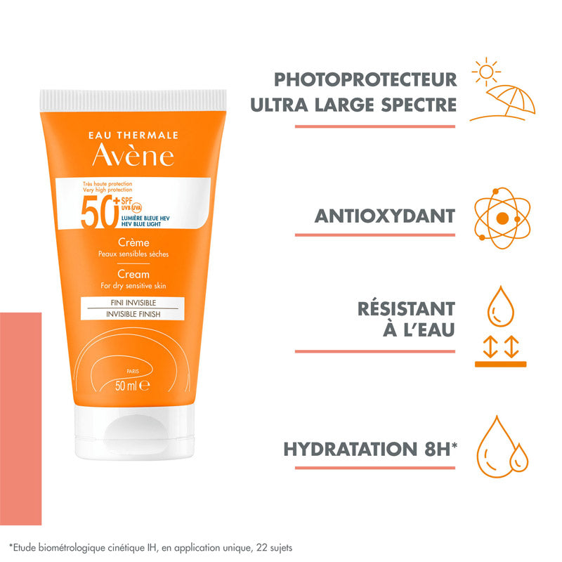 Avène Solaire Cream SPF 50+ Very High Sun Protection