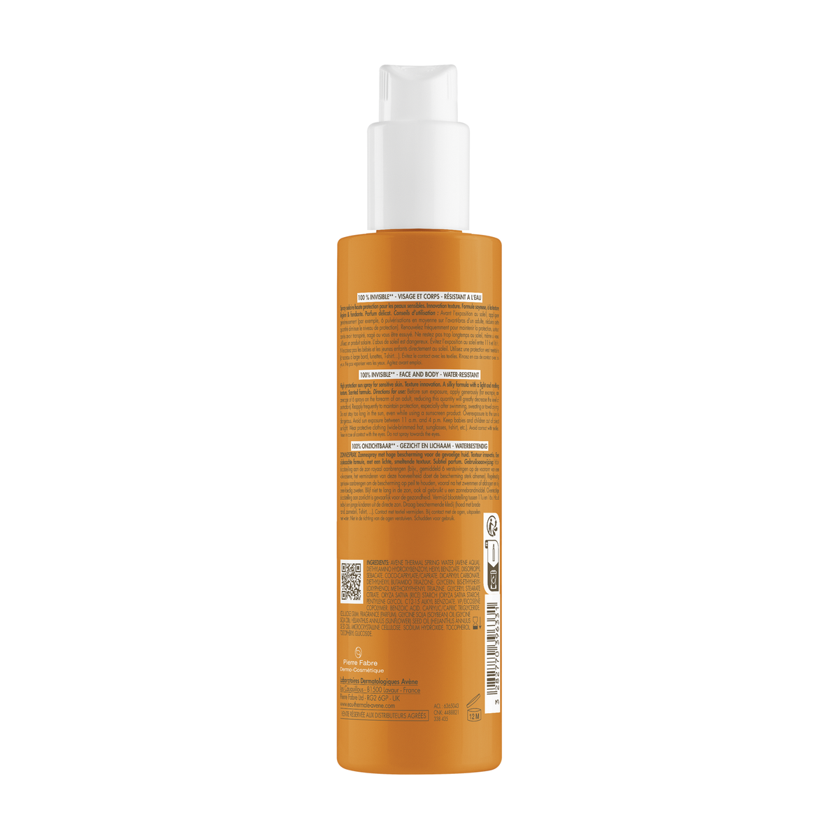 Avène Solaire Spray SPF 50+ Sunscreen