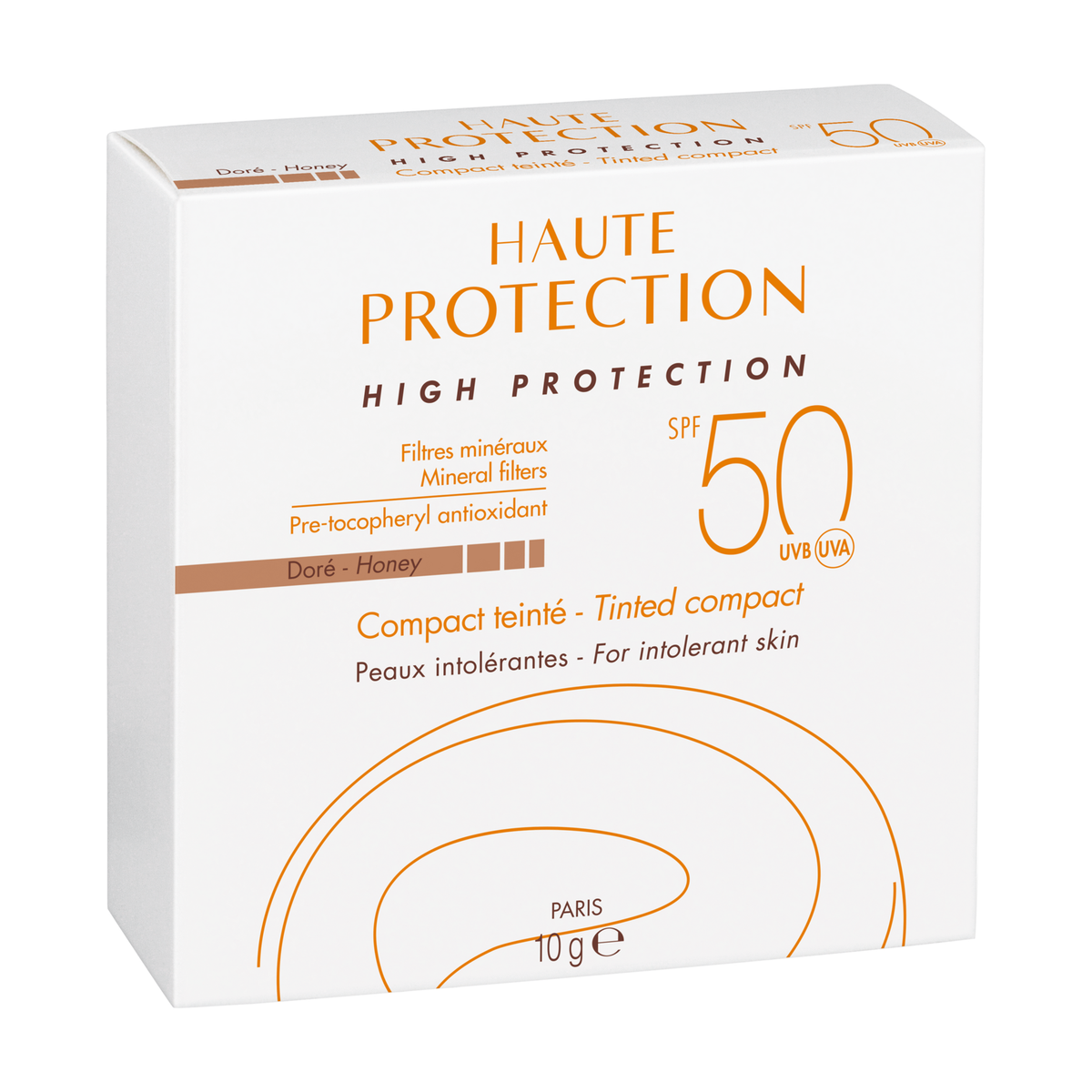 Avène Solaire High Protection Compact Tinted Gold SPF 50