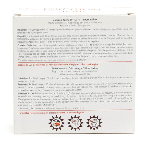 Avène Solaire High Protection Compact Tinted Gold SPF 50