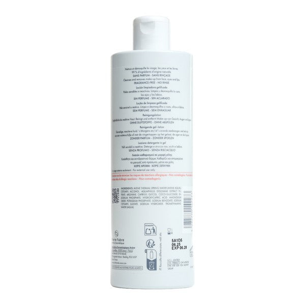 Avène Tolérance Gelified Cleansing Lotion
