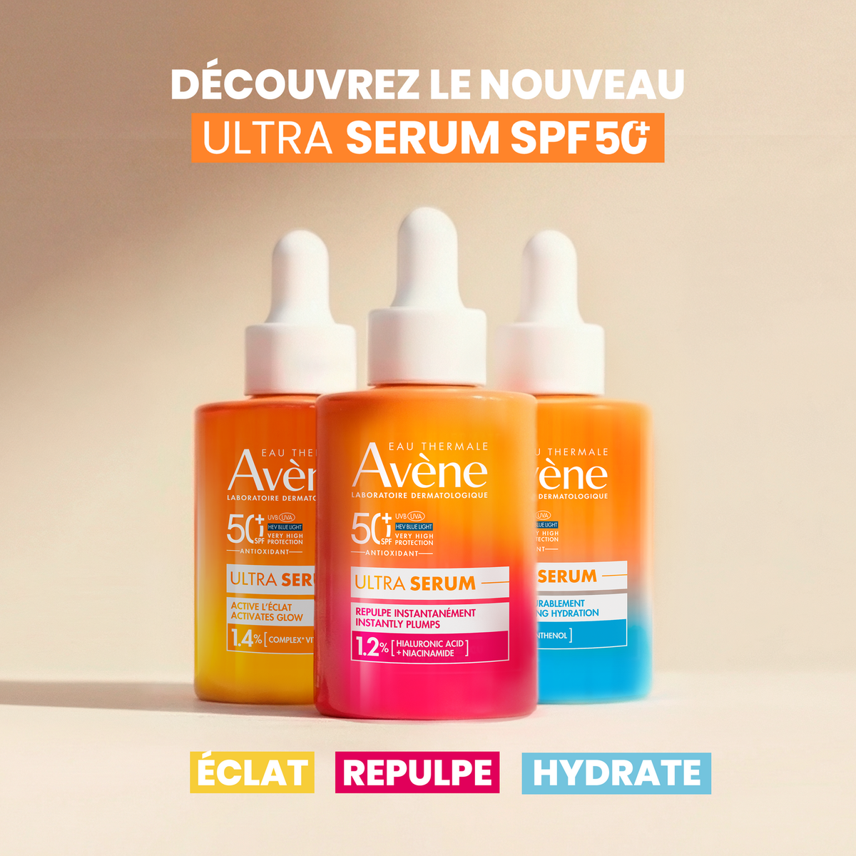 Avène Ultra Serum Active Radiance SPF 50+