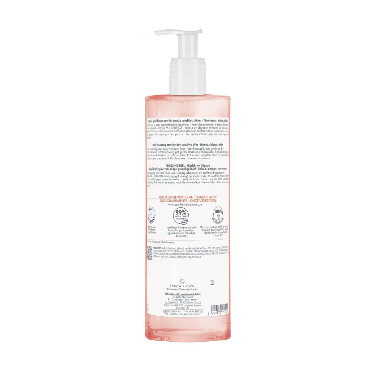 Avène XeraCalm Nutrition Sensitive Skin Cleansing Gel