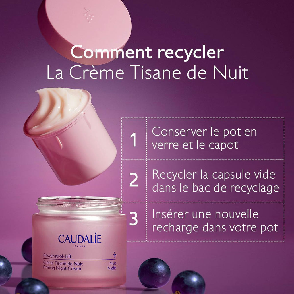 Caudalie RESVERATROL Lift Crème Nuit Herbal Tea