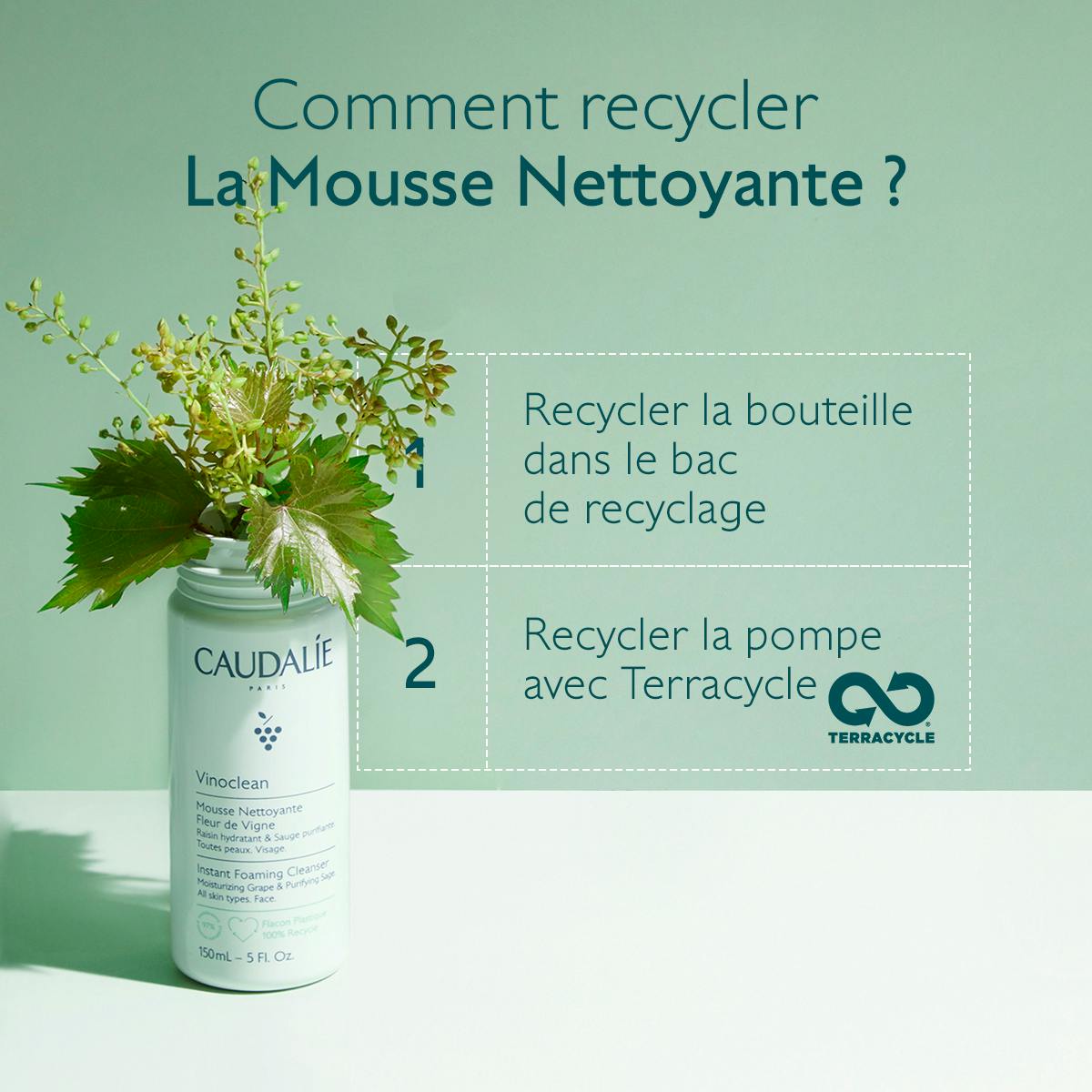 Caudalie Vinoclean Vine Flower Cleansing Foam