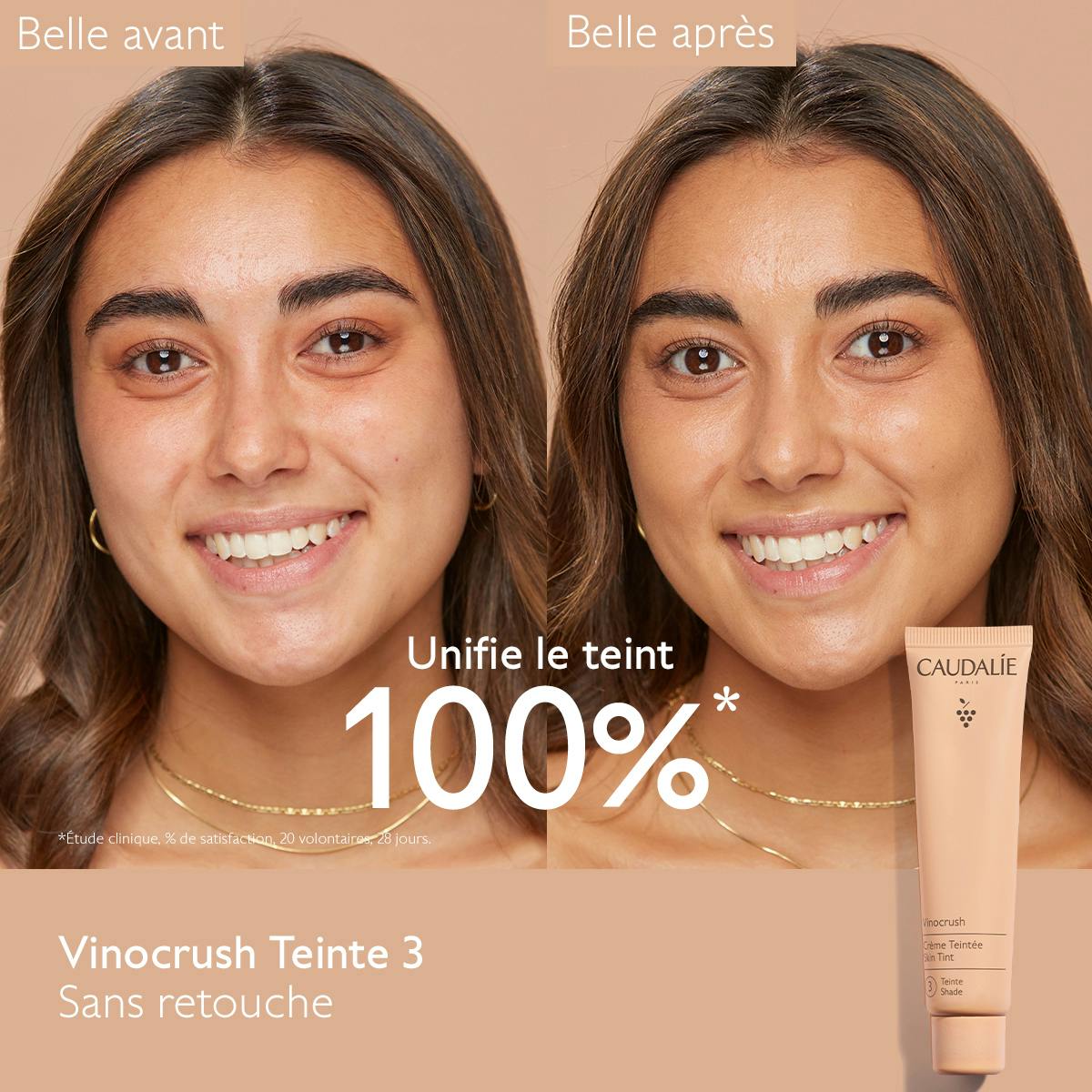 Caudalie Vinocrush Tinted Cream Shade 3