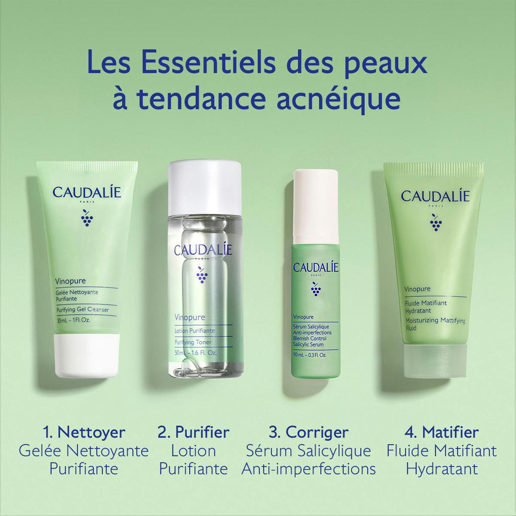 Caudalie Vinopure Salicylic Acid Blemish Control Starter Kit