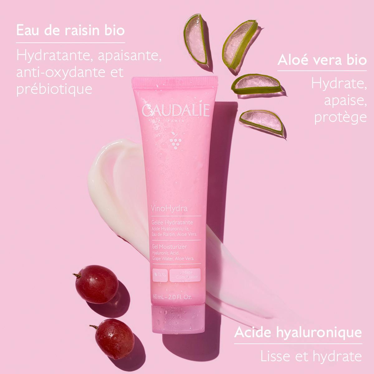 Caudalie Vinosource Hydra Eau de Raisin Moisturizing Gel