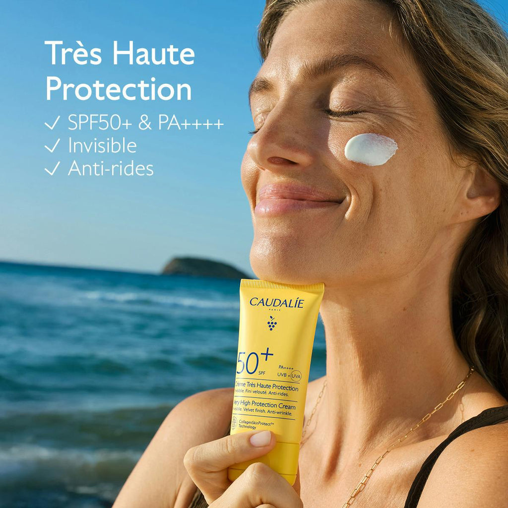 Caudalie Vinosun Protect SPF 50 Face Cream Anti-Wrinkle