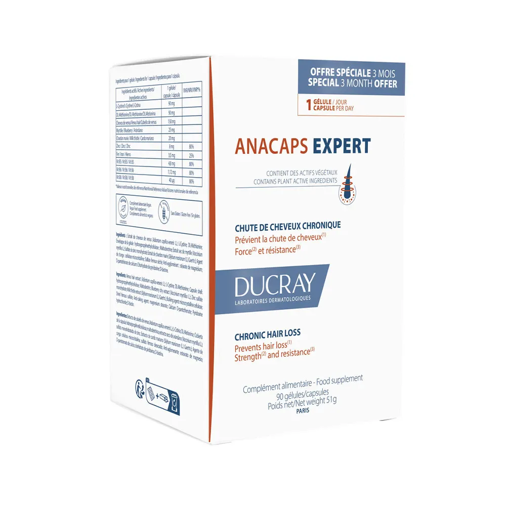 Ducray Anacaps Capsules for Hair Loss