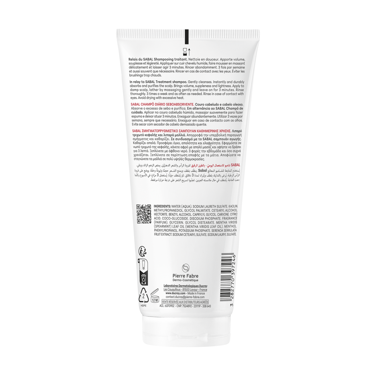 Ducray Sabal Shampooing Traitant Sébo-Absorbant