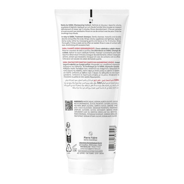 Ducray Sabal Shampooing Traitant Sébo-Absorbant