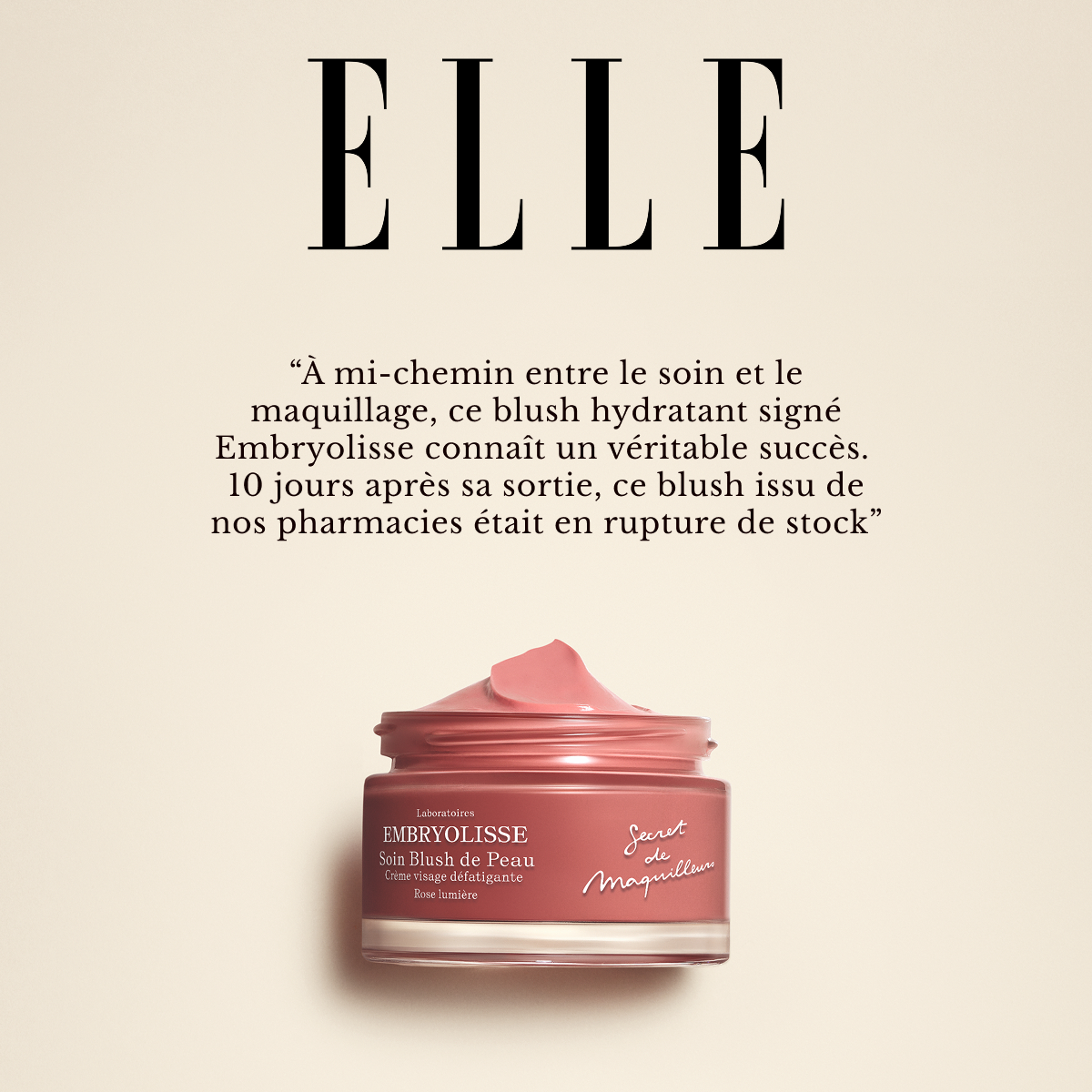 Embryolisse Soin Blush de Peau Rose Lumiere