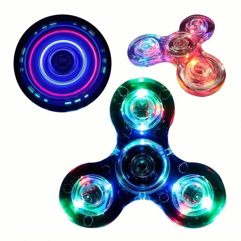 Glow-in-the-Dark LED Fidget Spinner