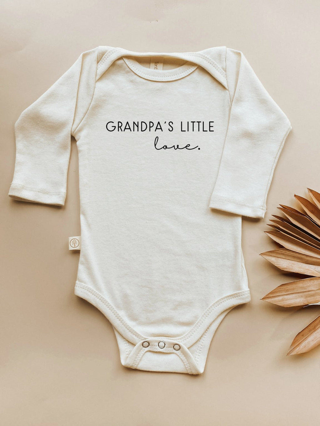 Grandpa's Little Love Organic Bodysuit Long Sleeve