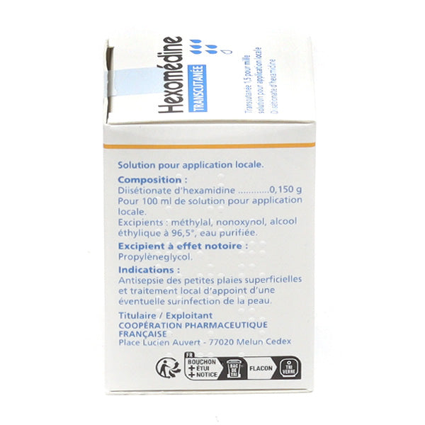 Hexomedine Transcutanee Antiseptic Solution for Acne