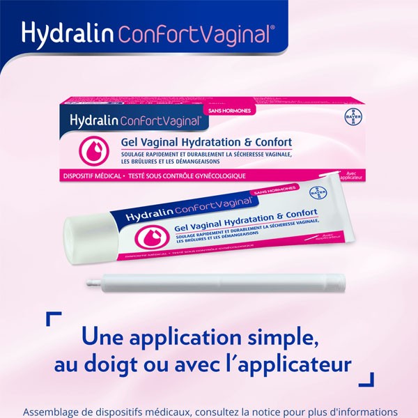 Hydralin Confort Vaginal Moisturizing Gel Hormone-Free
