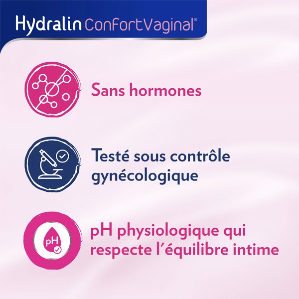 Hydralin Confort Vaginal Moisturizing Gel Hormone-Free