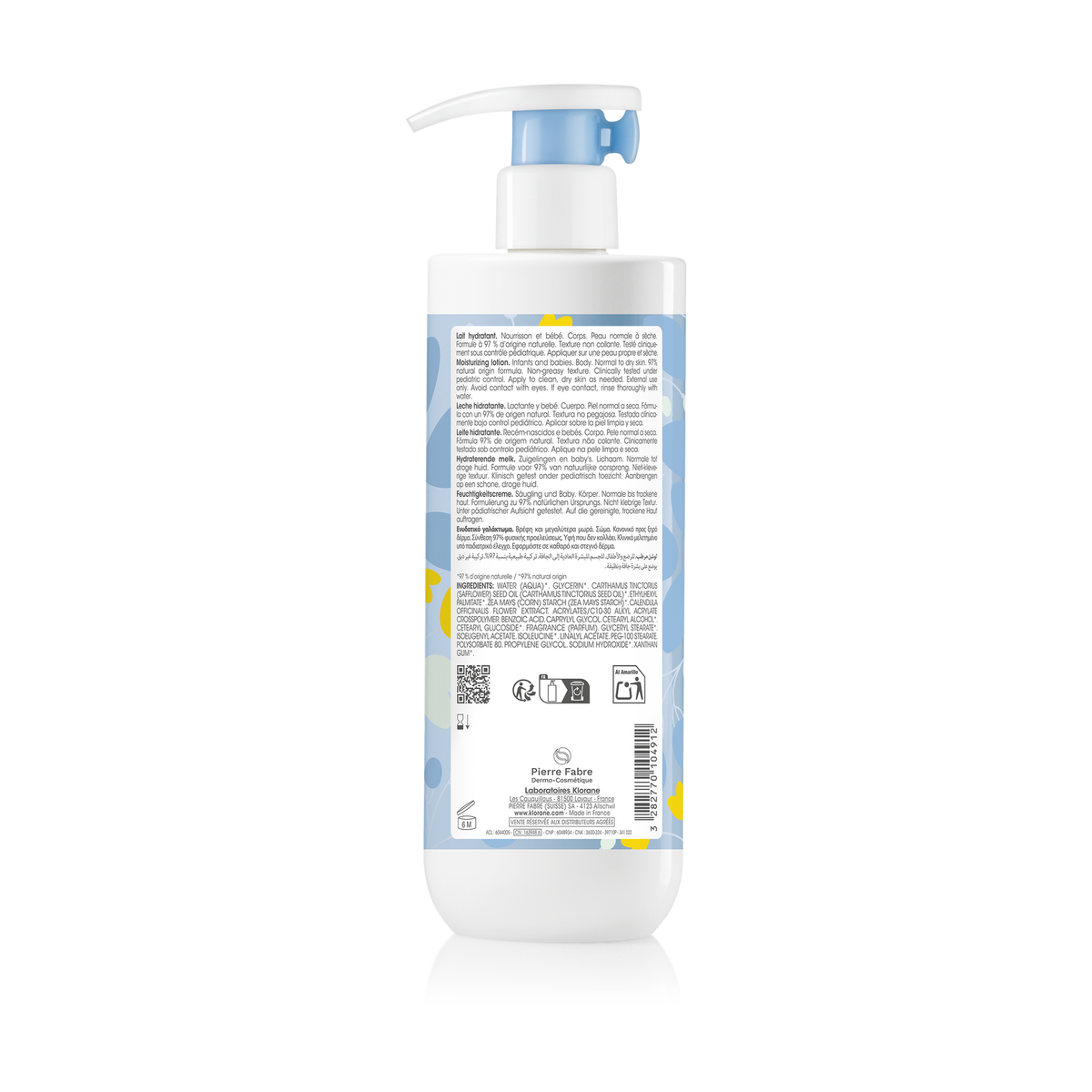 Klorane Bébé Organic Moisturizing Milk