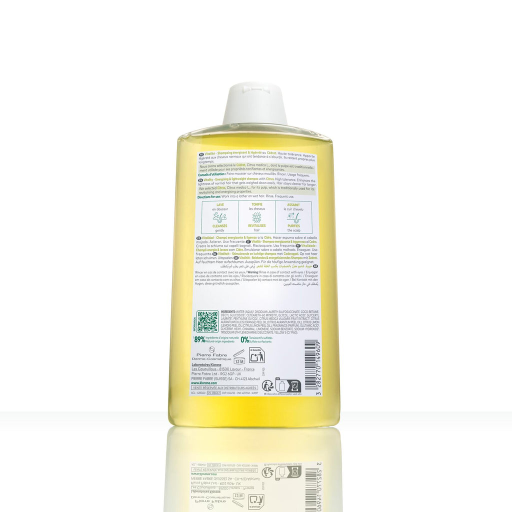 Klorane Citron Pulp Shampoo for Oily Hair