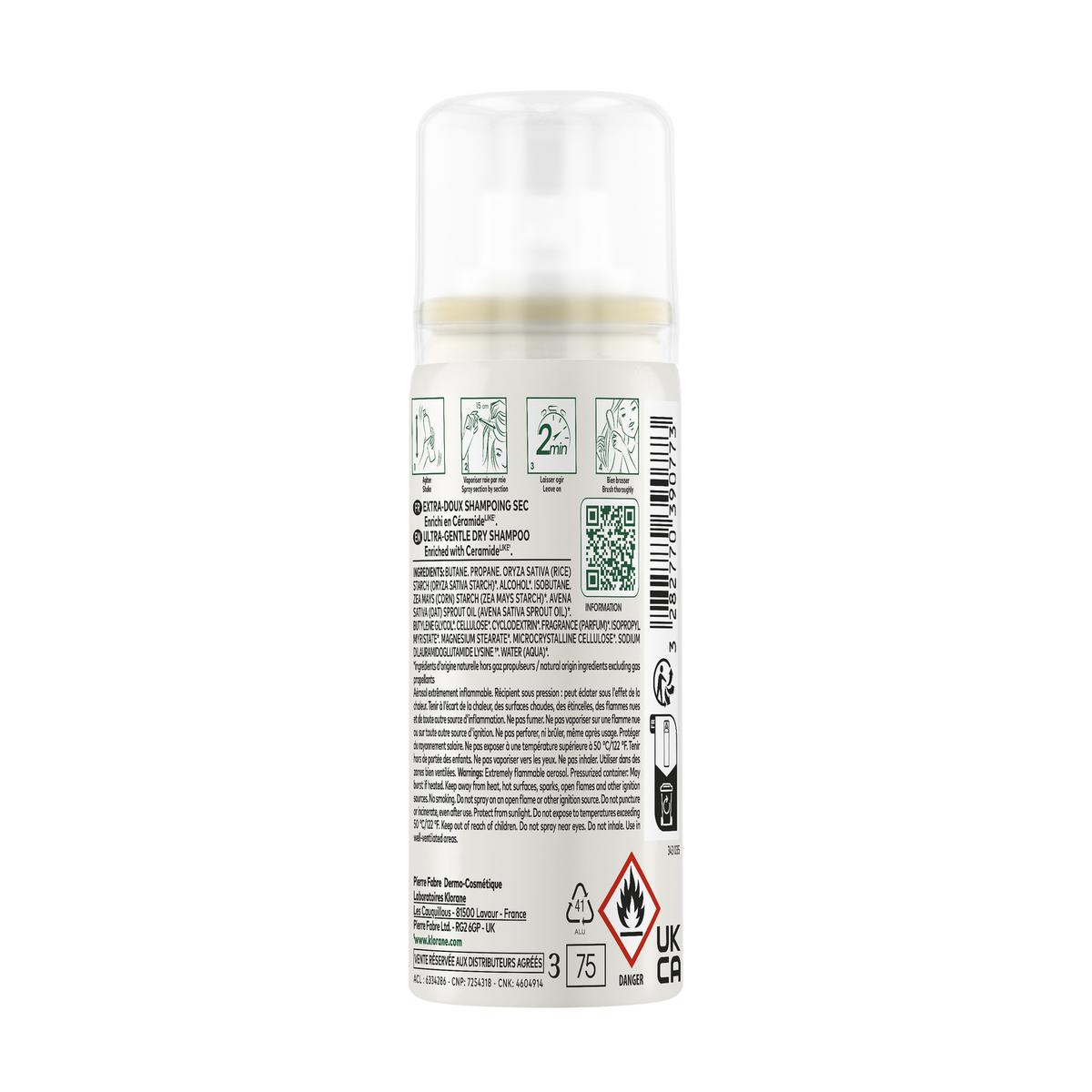 Klorane Dry Shampoo with Oat Milk