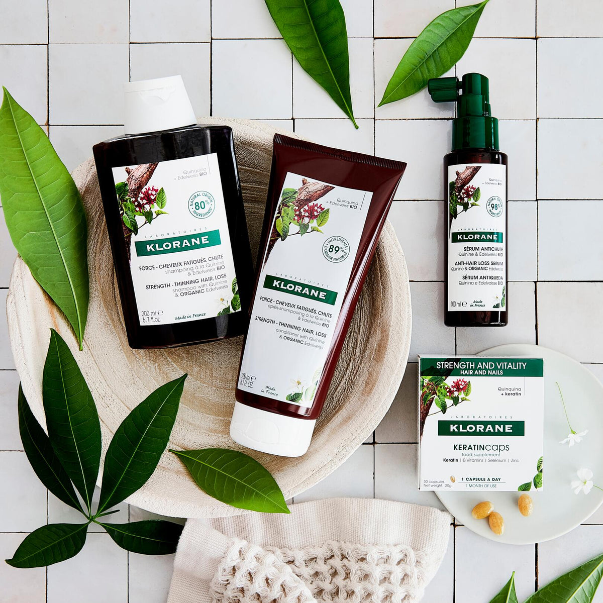 Klorane KeratinCaps Strength & Vitality Hair & Nails Supplement