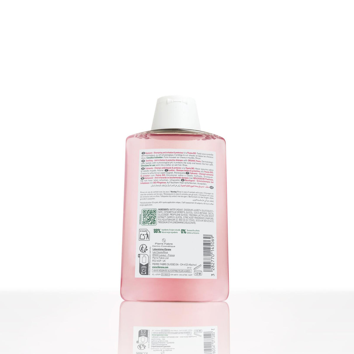 Klorane Peony Soothing Shampoo for Sensitive Scalp