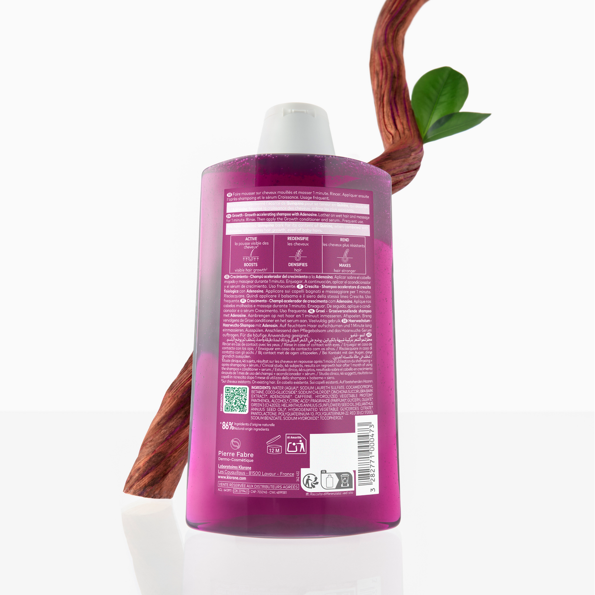 Klorane Fortifying Shampoo with Organic Quinine and Edelweiss